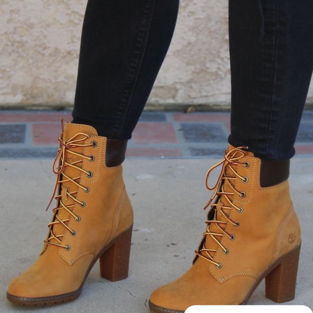 Timberland Tan and Brown Leather Boots
